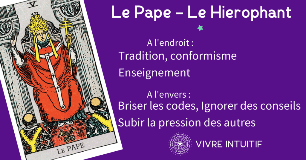 découvrez la signification du pape dans le tarot, un symbole de sagesse, de tradition et de guidance spirituelle. comprenez son message et son impact dans vos tirages.