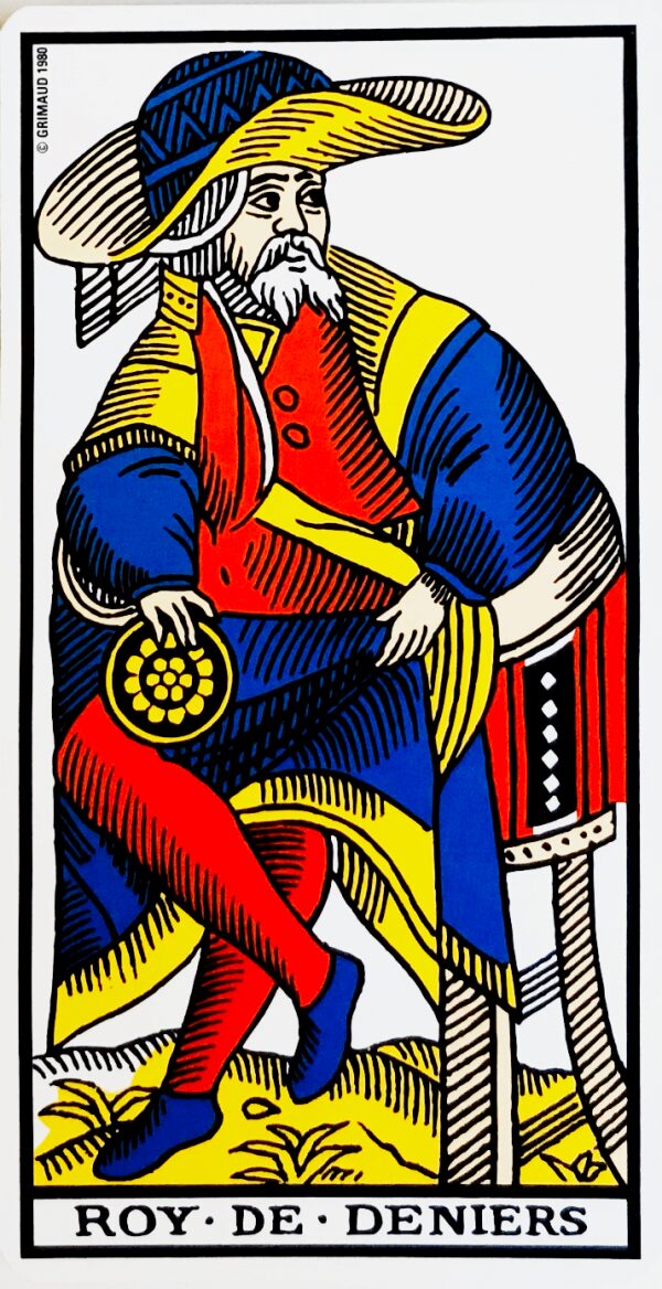découvrez la signification et l'interprétation du roi de deniers, une carte symbolisant la prospérité, la stabilité financière et la réussite matérielle dans le tarot.