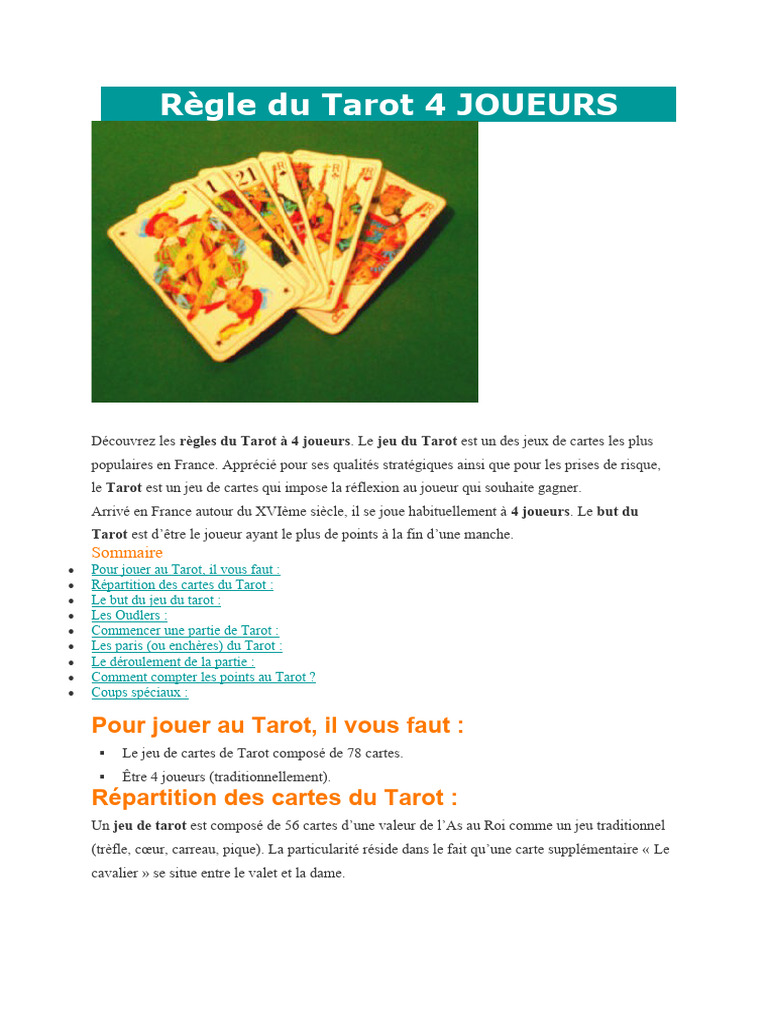 découvrez les règles de la crapette et du tarot pour maîtriser ces jeux de cartes passionnants et améliorer vos parties entre amis ou en famille.